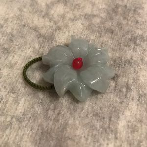 Jade ring.